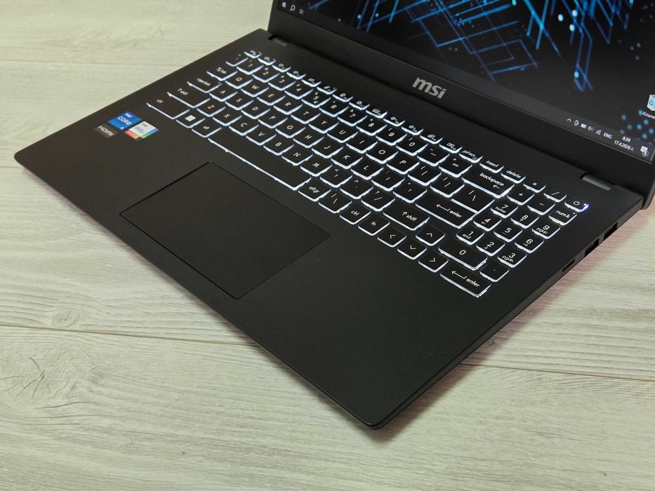 i5-1235U | 16RAM | 512GB SSD |IPS FHD | laptop лаптоп msi мси ултра лек бизнес workstation
