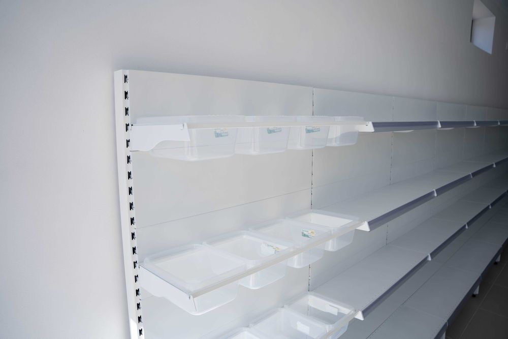 Prefabrik tokchalar. Торговые стеллажи из металла