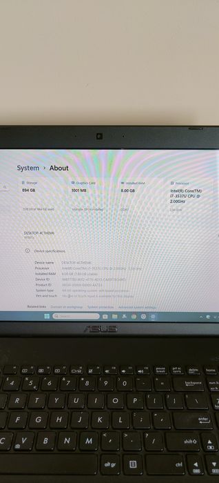 Vand laptop assus