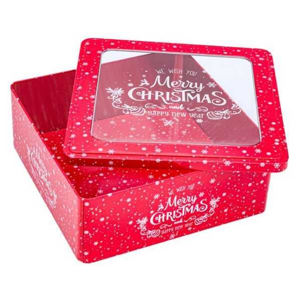 Коледна кутия Mercado Trade, За сладки, Метал, Различни модела