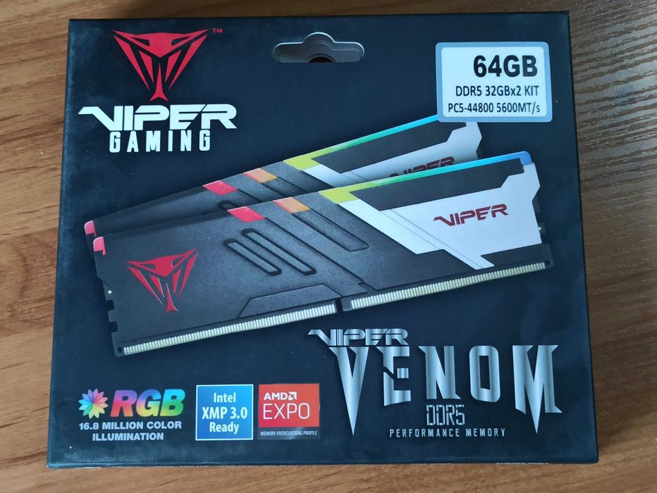 64 gb ddr5-5600 CL40 XMP/EXPO
