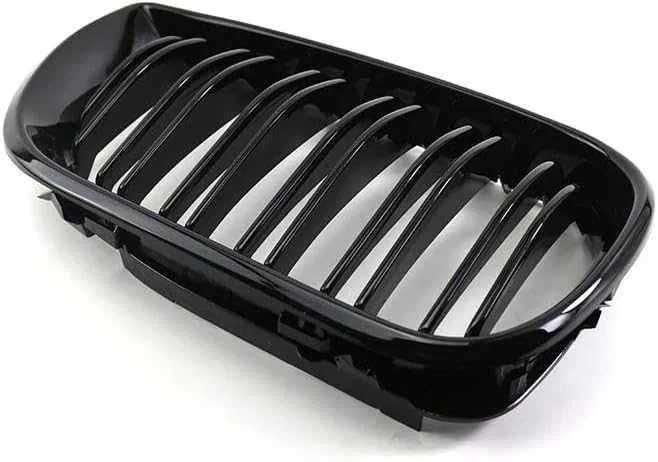 Решетки Бъбреци BMW БМВ 3 серия E46 Facelift Двойни Черен Гланц