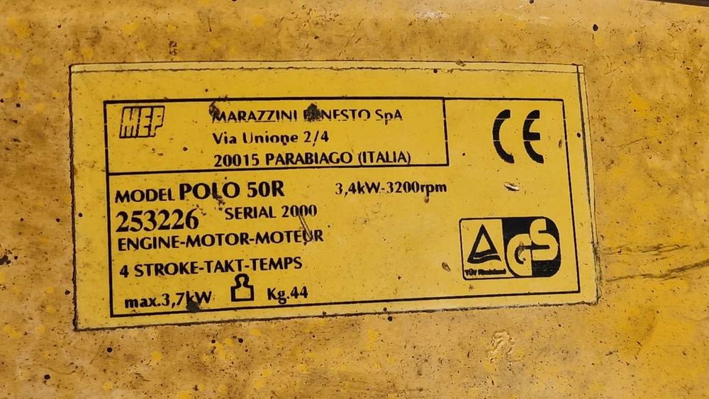 Мотофреза- нов внос,  производство Италия с инвентар