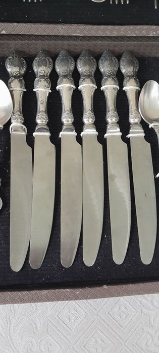 Мельхировый набор столовых принадл СССР