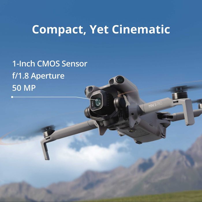 DJI Mini 5 Pro | Неразличим от нов | с 2 години гаранция и опция за DJI Care |