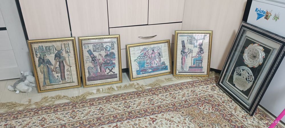 Продам картины из папируса