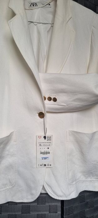 Sacou dama din in&vascoza masura XL Zara