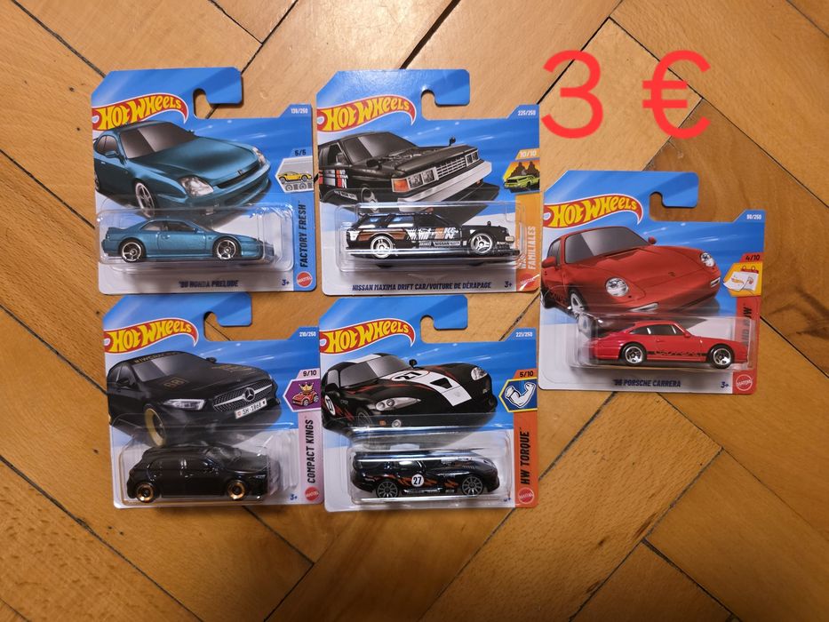 Hot Wheels -  Nissan Skyline, Maxima, BMW
