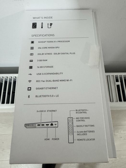 Vand nvidia mediaplayer shield tv pro ,android tv