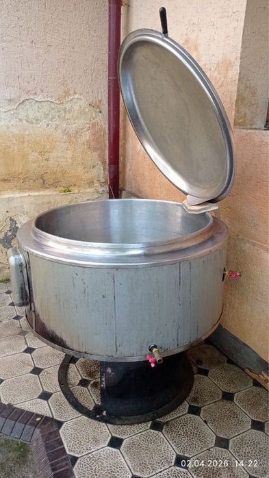 Qozon 160 l  sotiladi nerjavikali sut qozoni