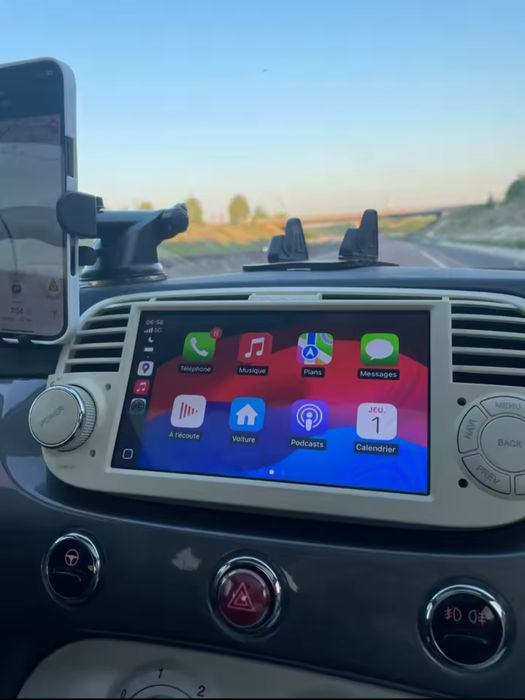 Navigatie Android Fiat 500 Waze YouTube GPS