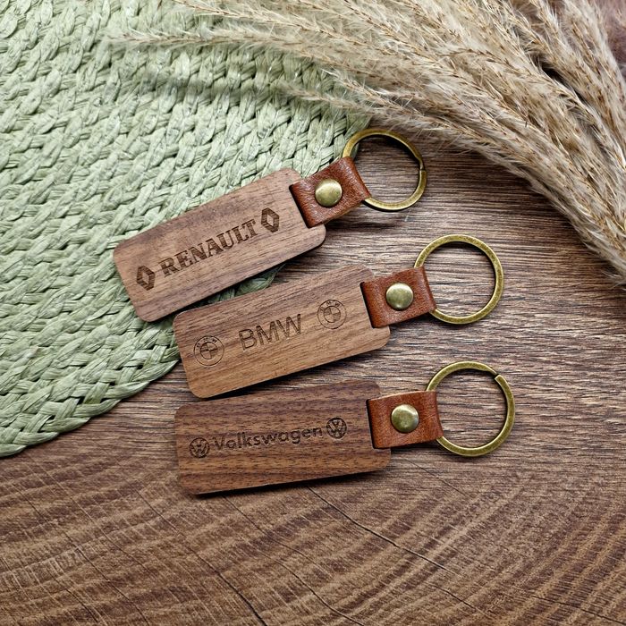 Дървен ключодържател