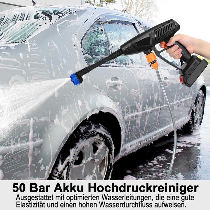 Аксесоари за акумулаторна водоструйка – маркуч, накрайници