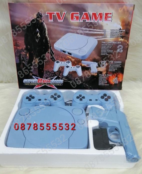 Тв  конзола с много вградени игри TV Game Super 8 BIT Super Mario