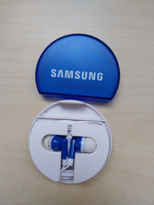 Casti samsung albastre