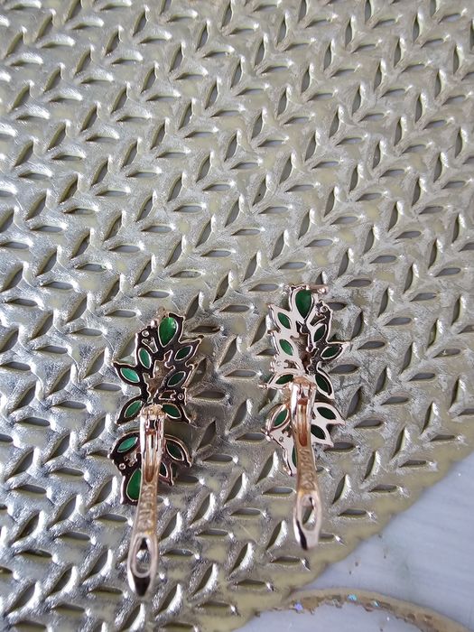 Серьги 585 опылёнка