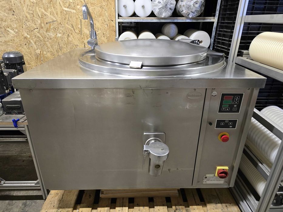 Marmită electrică profesională 150L cu amestecator integrat - Rubbens 25.6kW