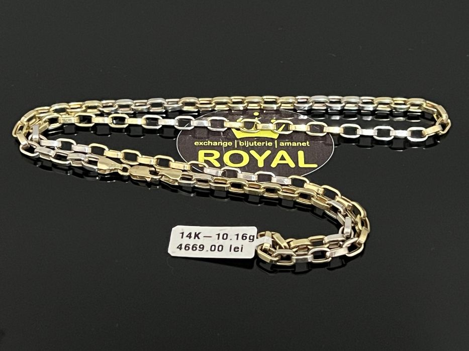 Bijuteria Royal CB : Lant aur 14k 585  10,16 grame