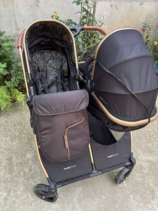 Carut gemeni pliabil Chipolino Duo Smart