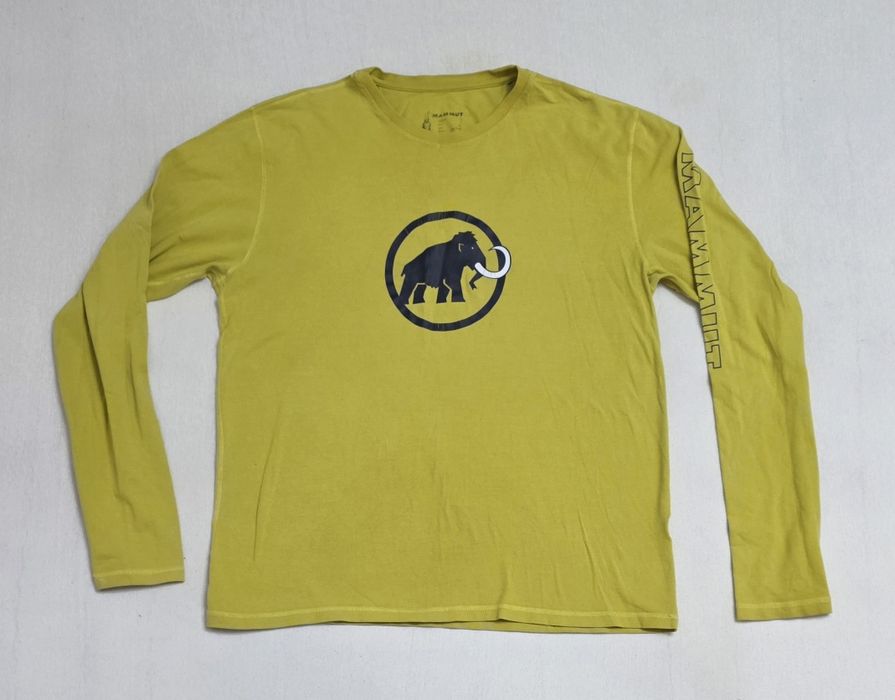 Bluza Mammut Snow Longsleeve ptr bărbați, mărimea L, galben