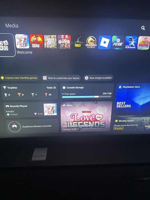 Playstation 5 като нов с много игри