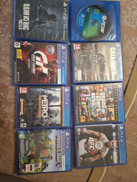 Диски на PS4, в хорошем качестве