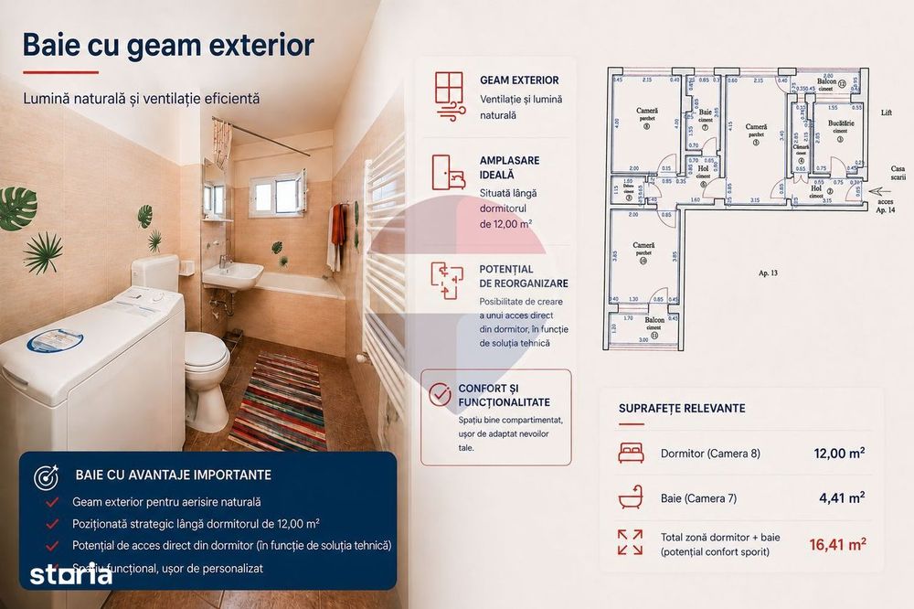 Apartament decomandat cu 3 camere Strada de Mijloc, Brașov