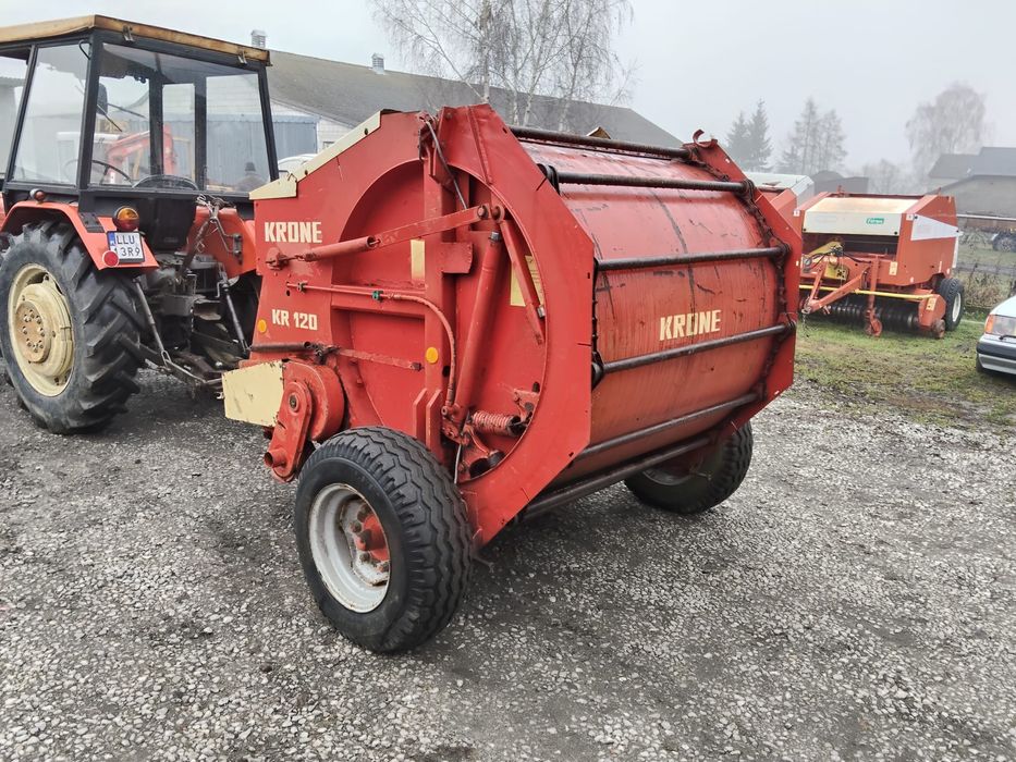 Presa de balotat rotunda Krone Kr 120