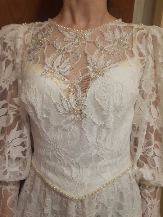 Сватбена рокля ретро модел