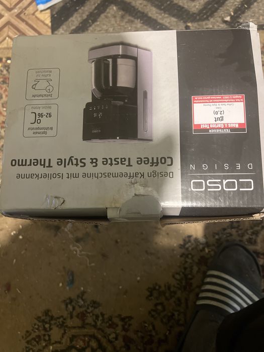 Este nou aparat. De cafea