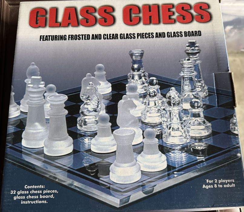 Шах за игра/ Стъклен шах