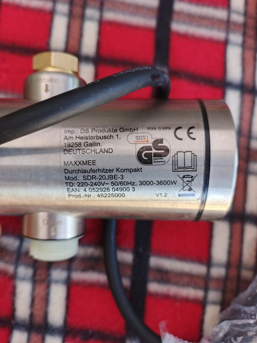 Maxxmee încălzitor instant apa 3,6kw