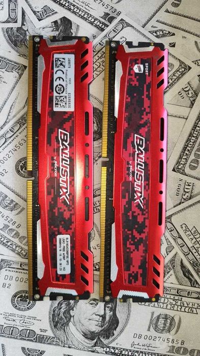 Продам или обмен оперативная память Crucial Ballistix Sport DDR4 32GB