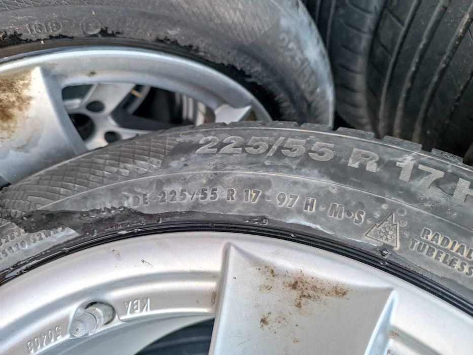 Jante Roti Bmw 5 Cauciucuri Iarna 225 55 17 5x120