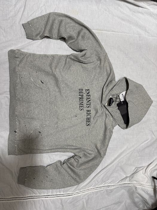 Enfants Riches Déprimés Classic Logo Hoodie Paint Heather Grey