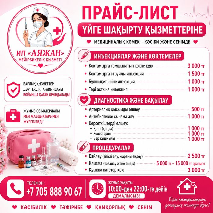 Медсестра вызов  на дом