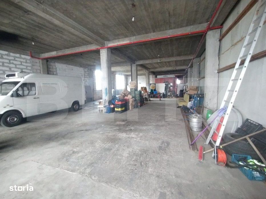 De inchiriat spatiu comercial/hala 1000 mp,curte privata,oras Nasaud