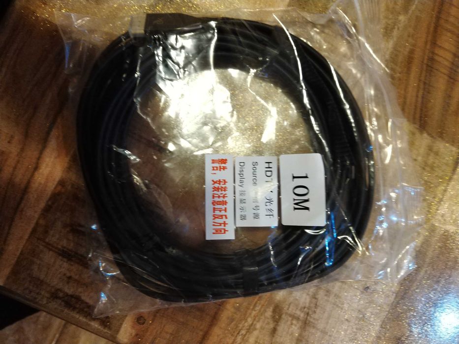 Кабел оптичен hdmi към hdmi hdtv 10м.
