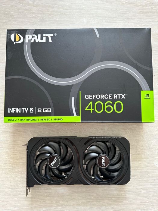 Продам видеокарту Palit RTX 4060 INFINITY 2