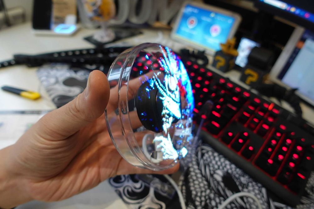 Holograma 3D , difuor, remote,  IOS, Android, PC, Blueetooth, usb,  SD