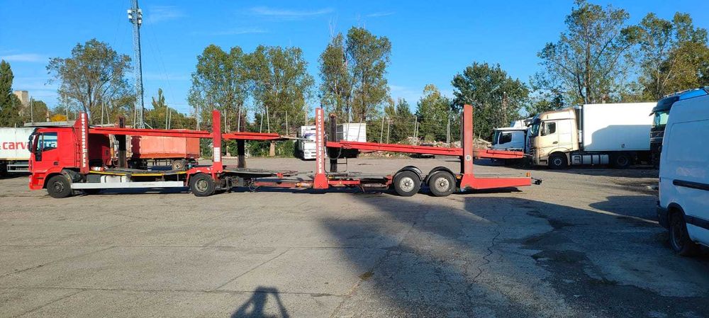 Transportor auto IVECO EuroCargo M152 , Platforma auto 8 pozitii