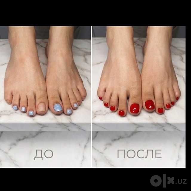 Маникюр и педикюр по 150 000 сум