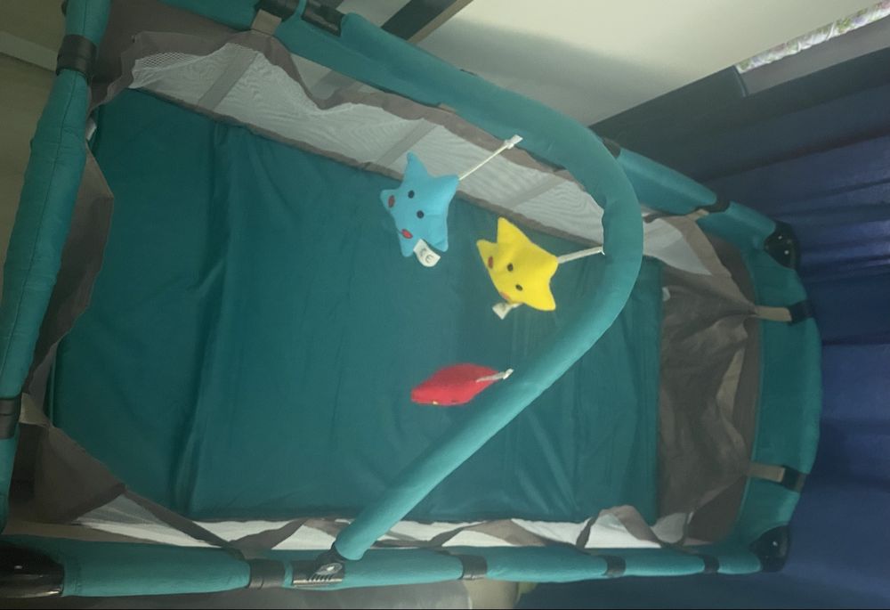 Сгъваема кошара Juju Sleepy Baby с 2 нива,