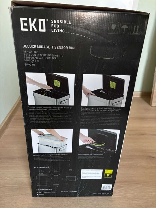 Кош за боклук Eko Mirage Deluxe-T, Sensor, 50 L