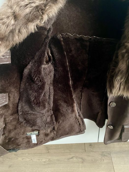 Geaca de piele cu blanita