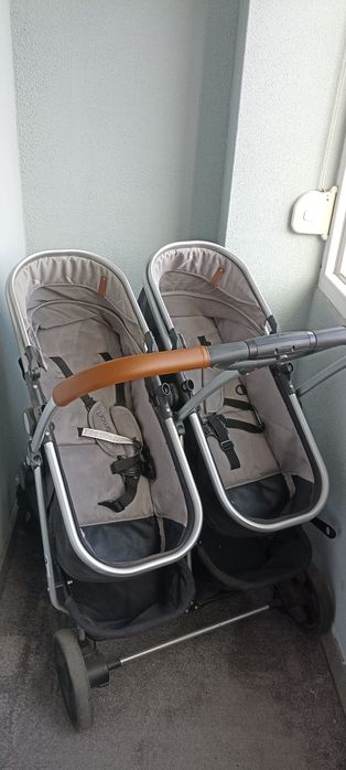 Бебешка количка за близнаци Chipolino DuoSmart