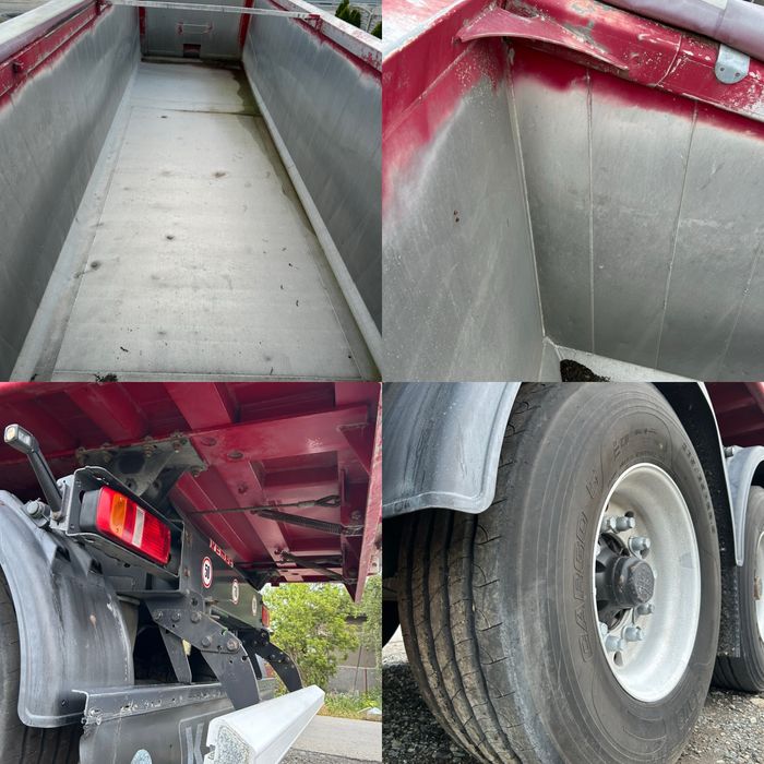 Semiremorca Cereale Kempf 40mc. Frana Disc  2015 Alcoa 2 Axe Liftante Recent Adus Impecabila
