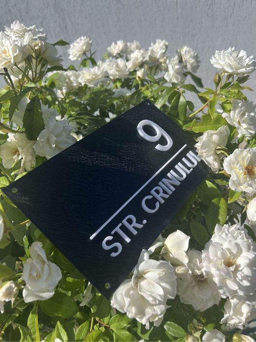 Număr de casă personalizat – realizat la imprimantă 3D