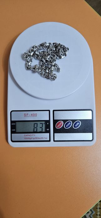 Мужская серебряная цепочка