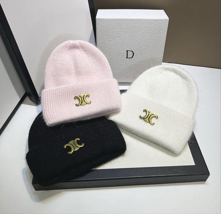 Căciulă Celine Neagră - nouă, elegantă, lână